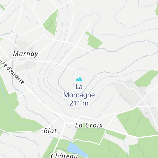 Map of La Montagne