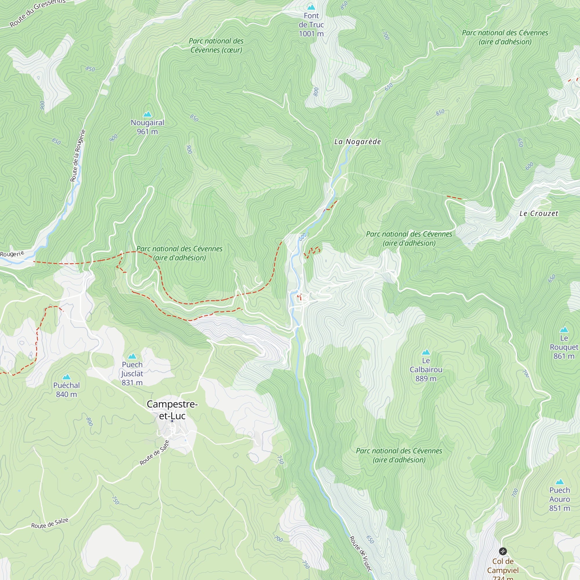 Gîte d'étape du Colombier map