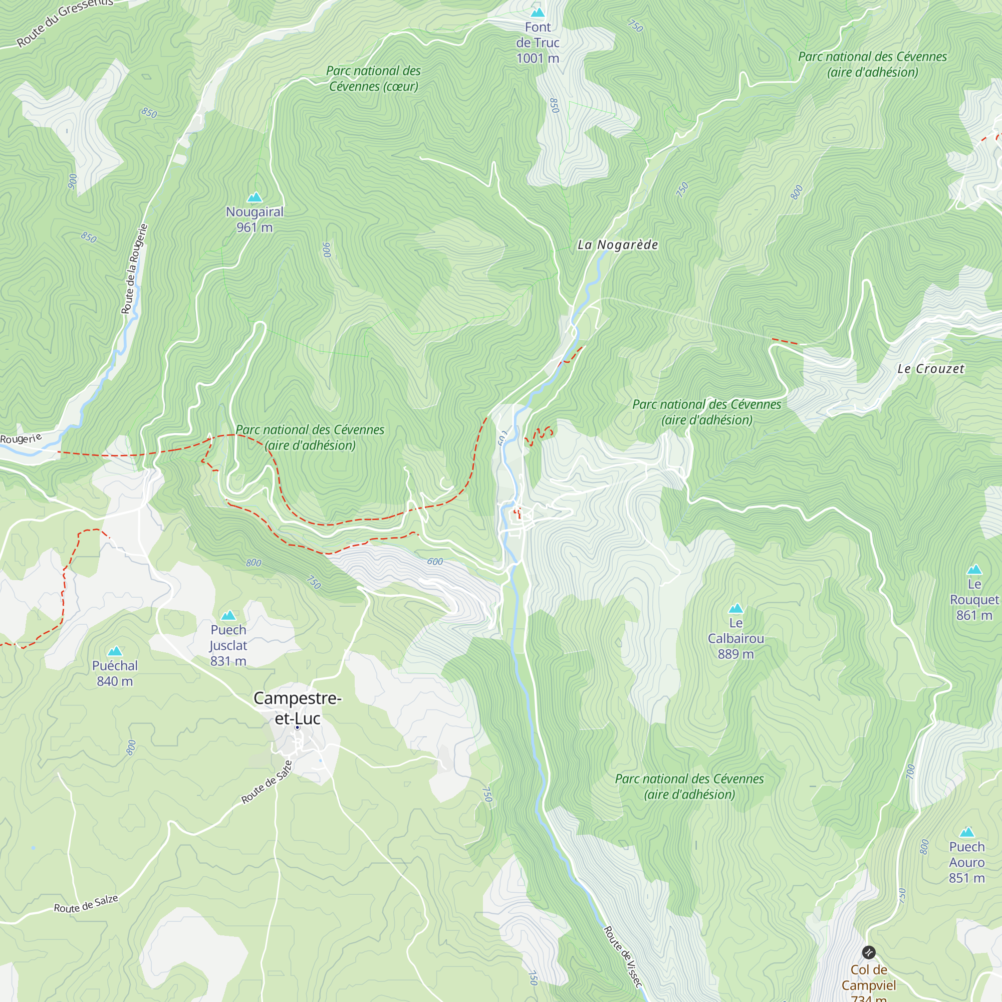 Gîte d'étape du Colombier map