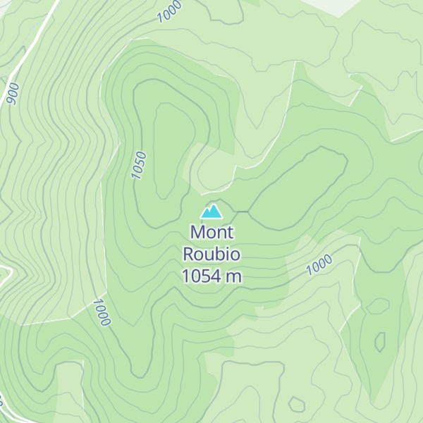Map of Mont Roubio
