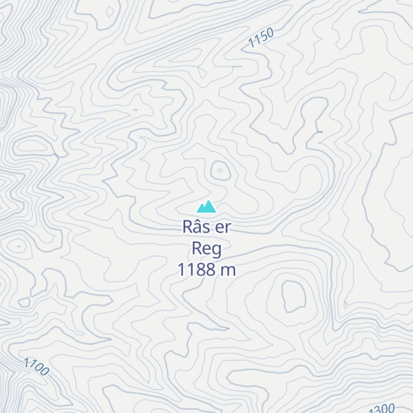 Map of Râs er Reg