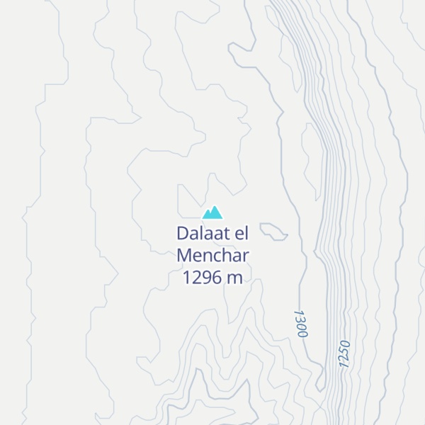 Map of Dalaat el Menchar