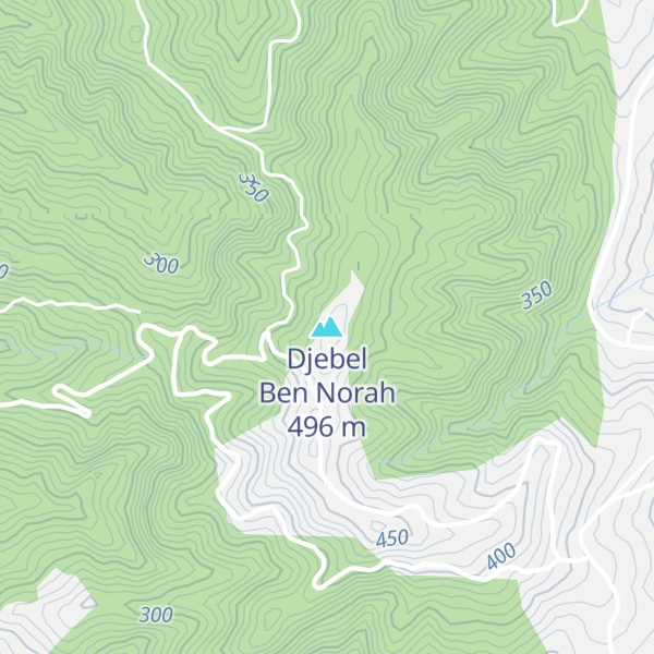 Map of Djebel Ben Norah