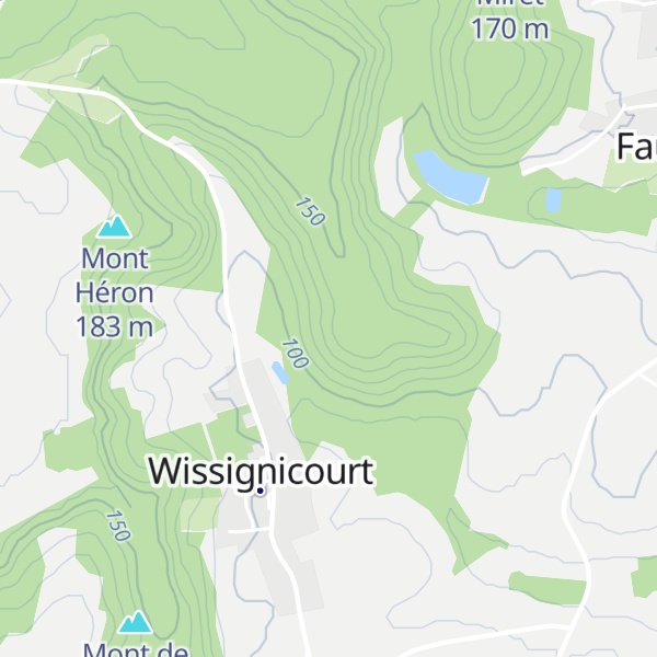 Map of La Côte Bimont