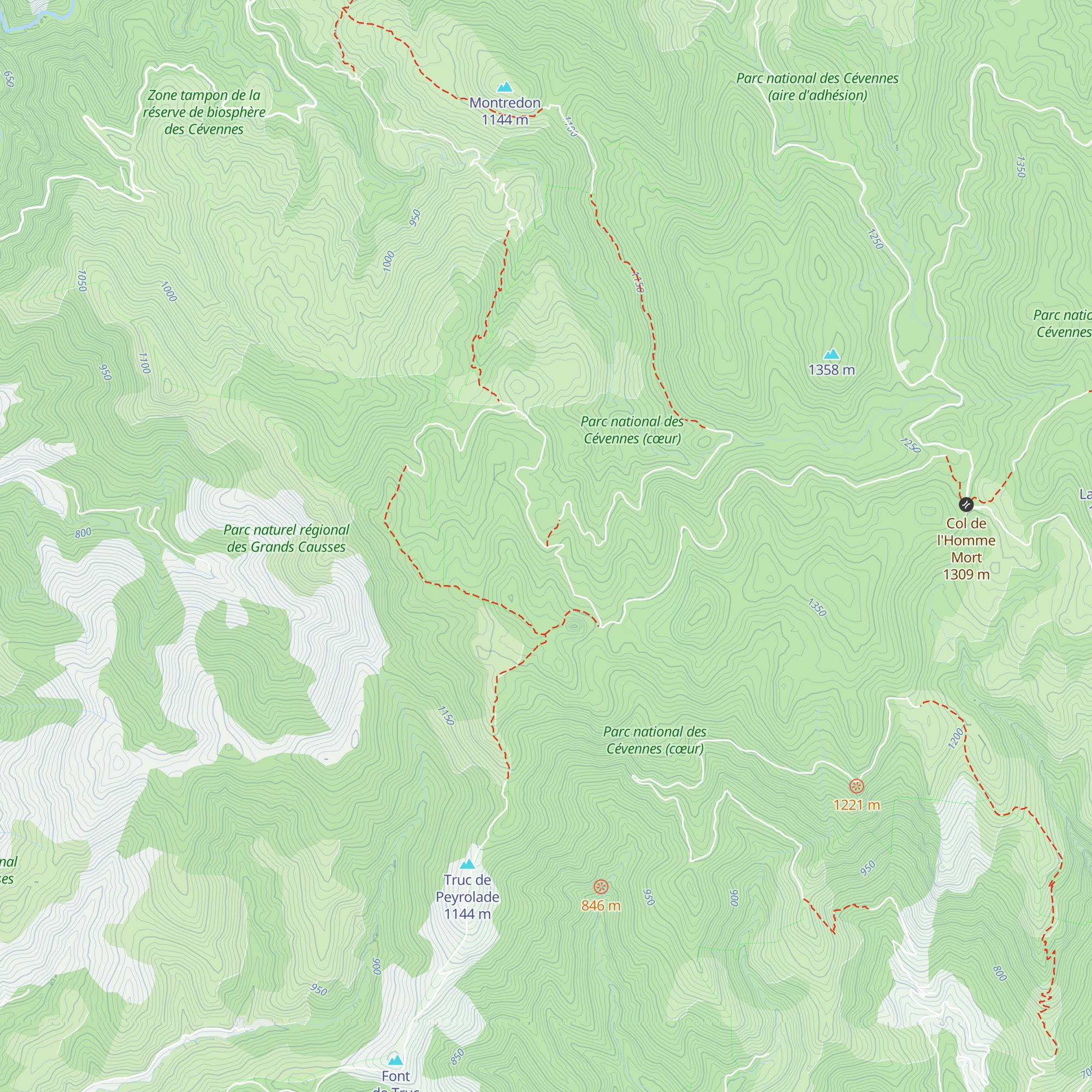 Cabane de Saint-Guiral map