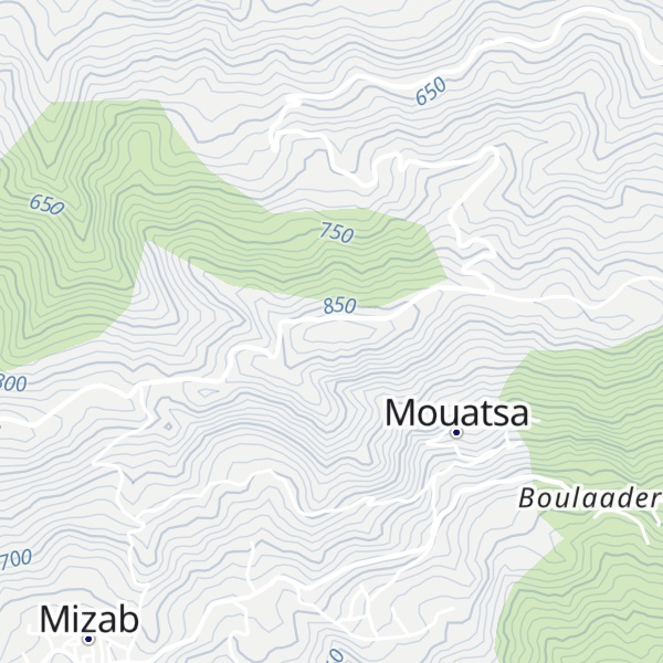 Map of Koudiet Daboub