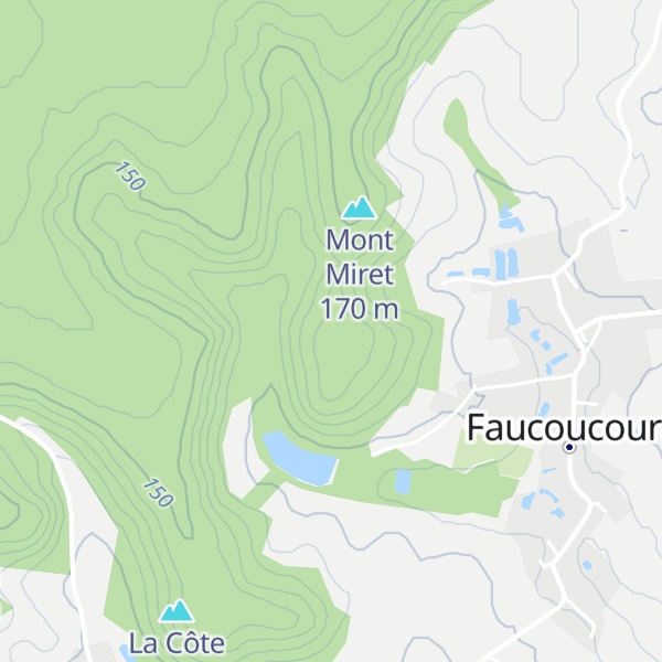 Map of La Garenne