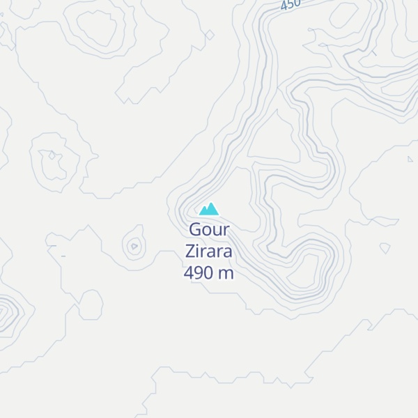 Map of Gour Zirara
