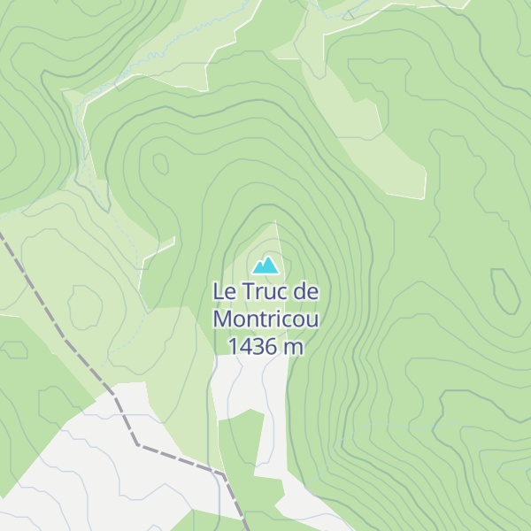 Map of Le Truc de Montricou