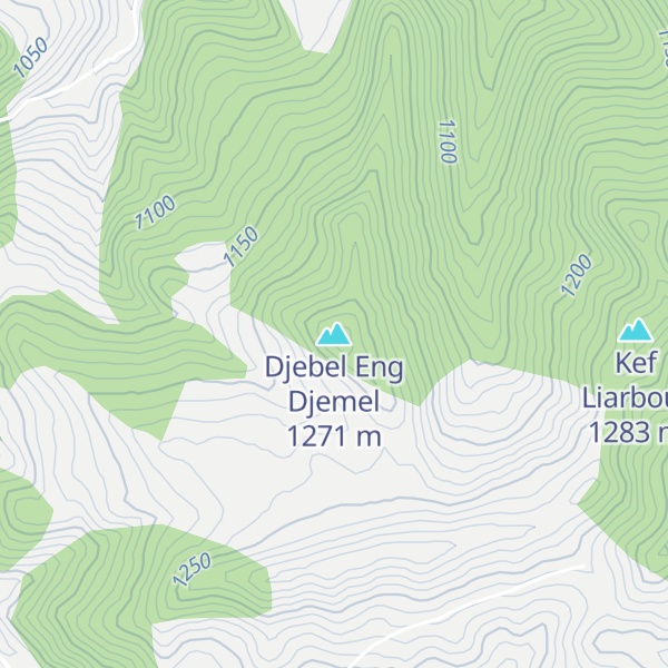 Map of Djebel Eng Djemel