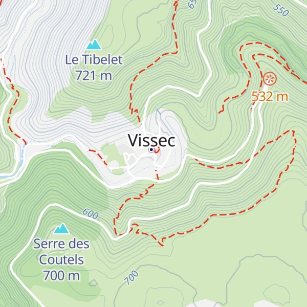 Map of Gîte d'Etape communal