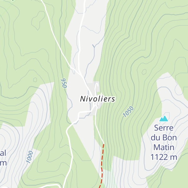 Map of Gîte d'étape du Chanet