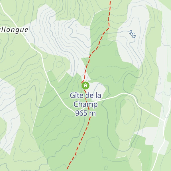 Map of Gîte de la Champ