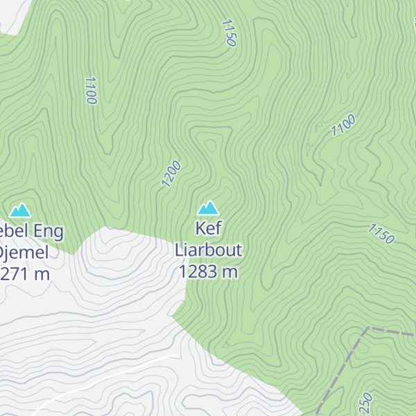 Map of Kef Liarbout