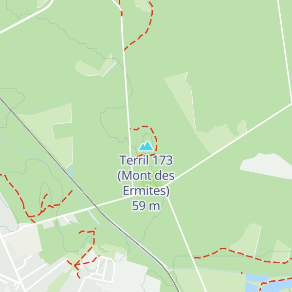 Map of Terril 173 (Mont des Ermites)
