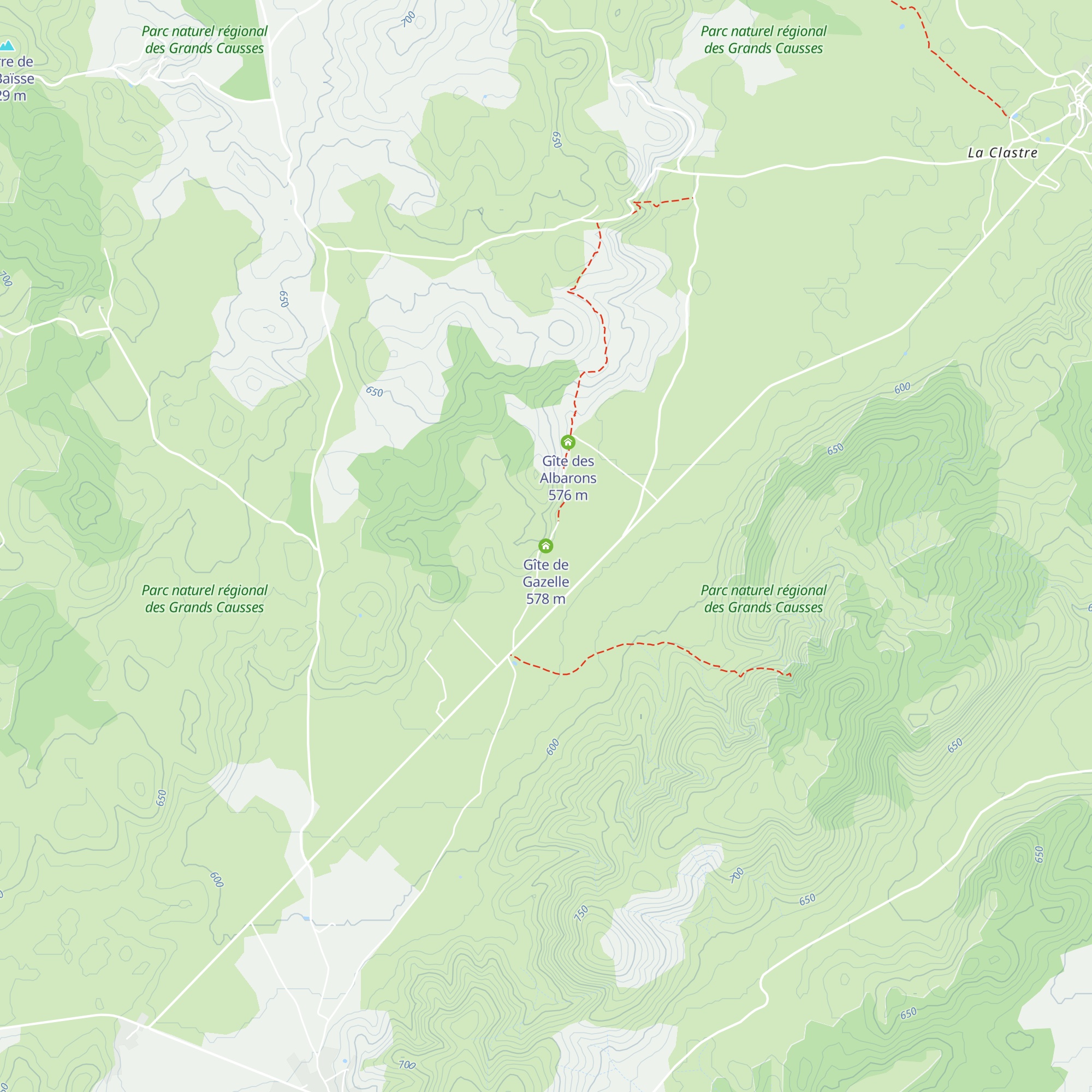 Gîte de Gazelle map