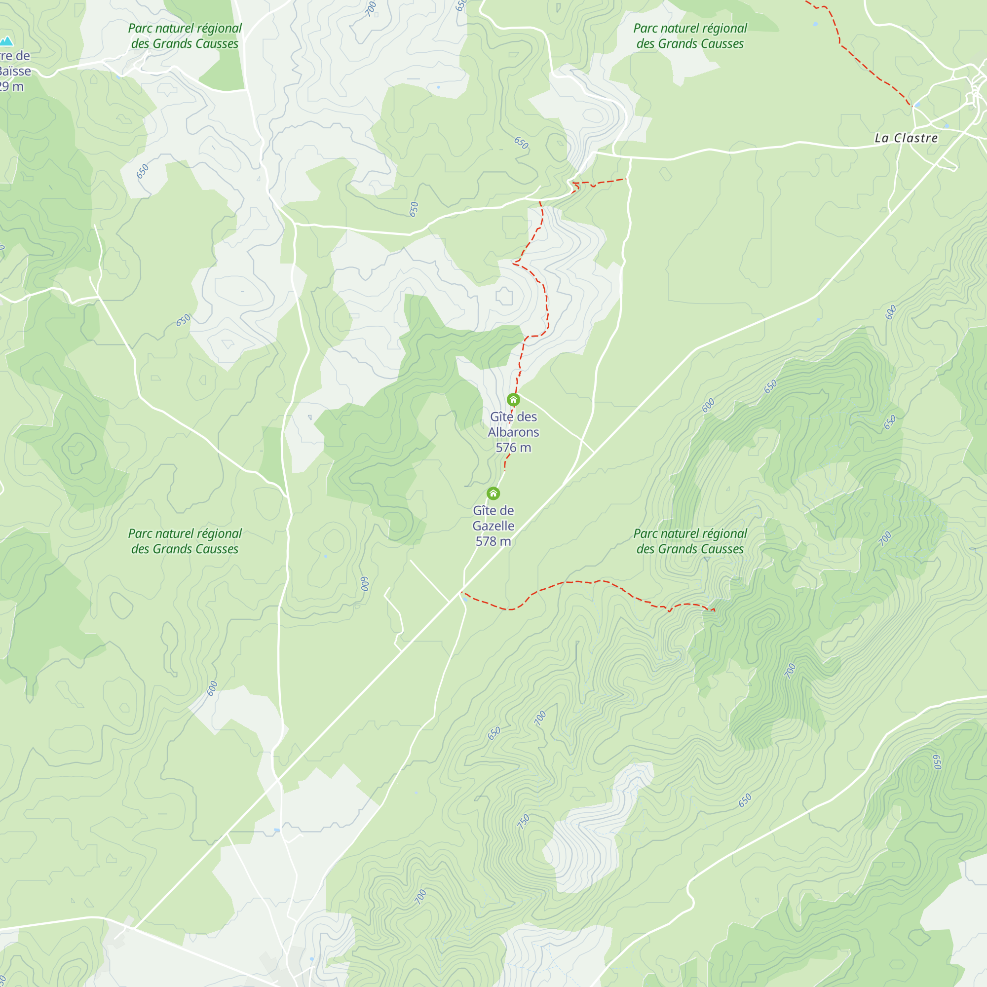 Gîte de Gazelle map