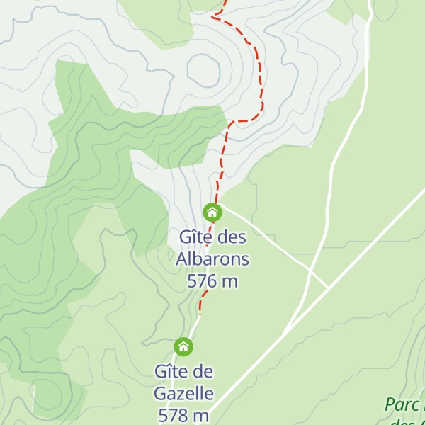 Map of Gîte des Albarons