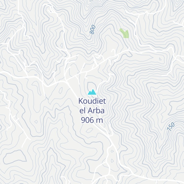 Map of Koudiet el Arba