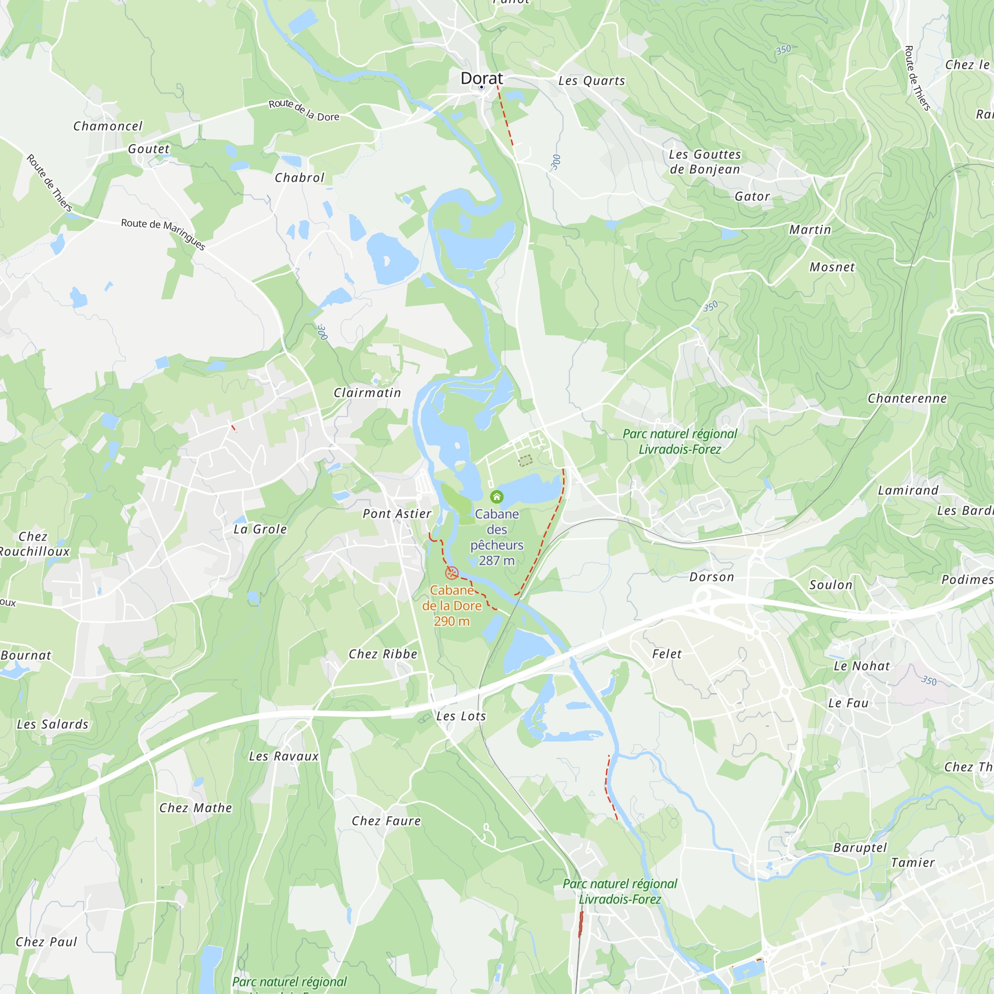 Cabane des pêcheurs map