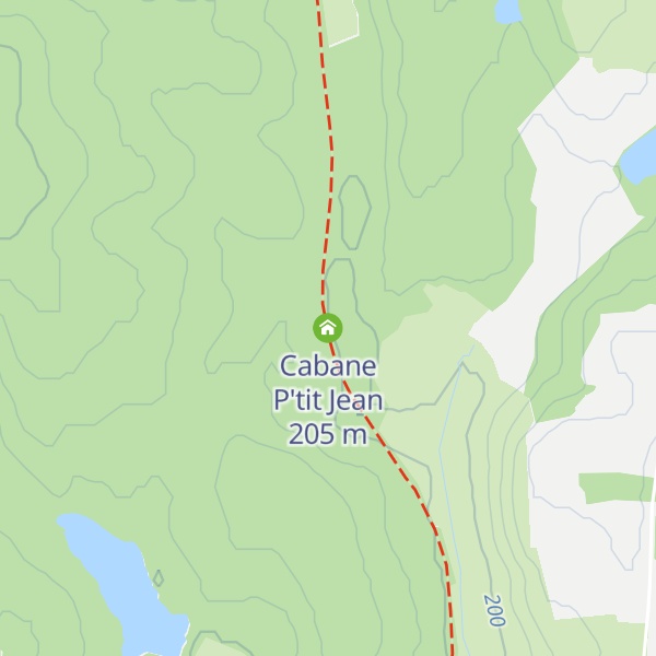 Map of Cabane P'tit Jean