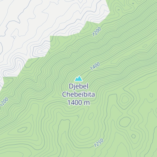 Map of Djebel Chebeïbita