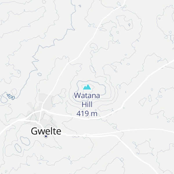 Map of Watana Hill