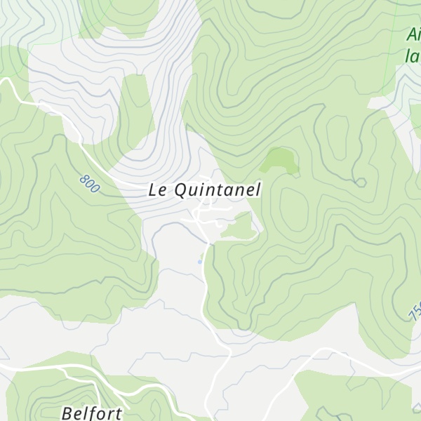 Map of Gîte d'étape du Quintanel