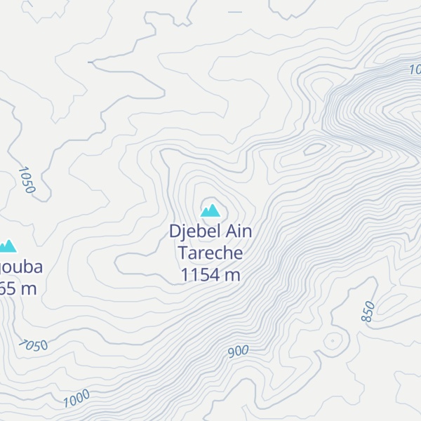 Map of Djebel Ain Tareche