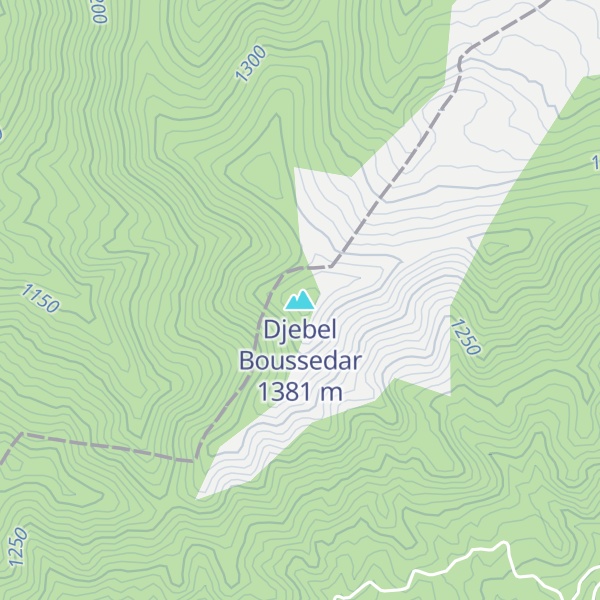 Map of Djebel Boussedar
