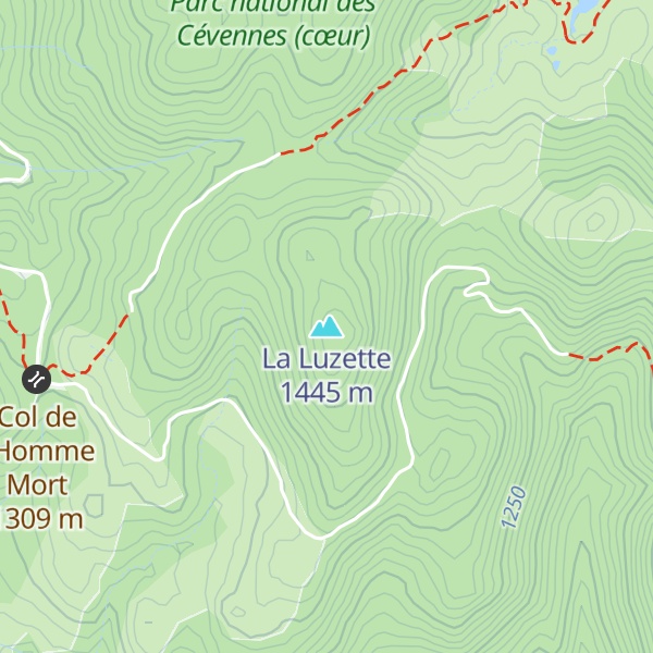 Map of La Luzette