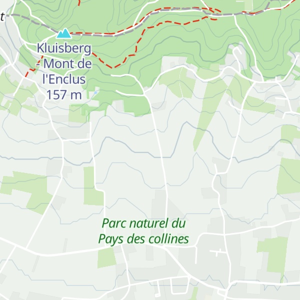 Map of Mont de l'Enclus