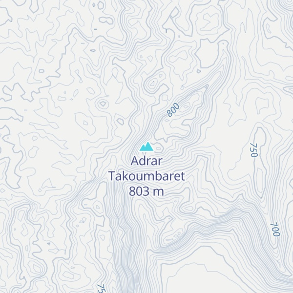 Map of Adrar Takoumbaret