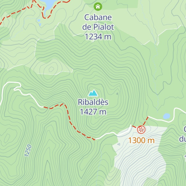 Map of Ribaldès