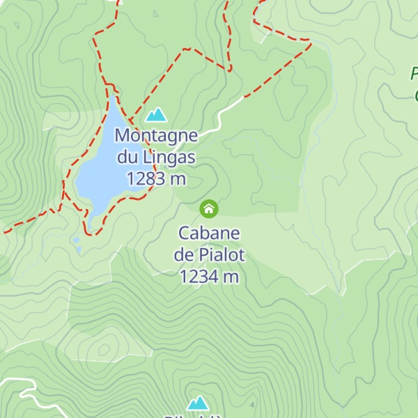 Map of Cabane de Pialot