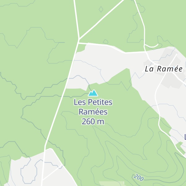 Map of Les Petites Ramées