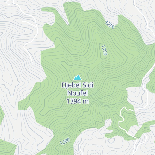 Map of Djebel Sidi Noufel