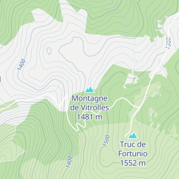 Map of Montagne de Vitrolles
