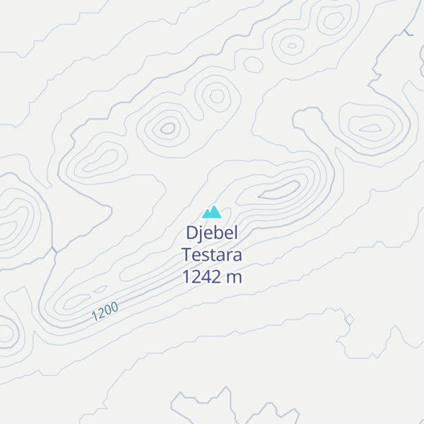 Map of Djebel Testara