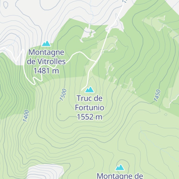Map of Truc de Fortunio