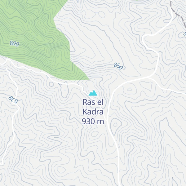Map of Ras el Kadra