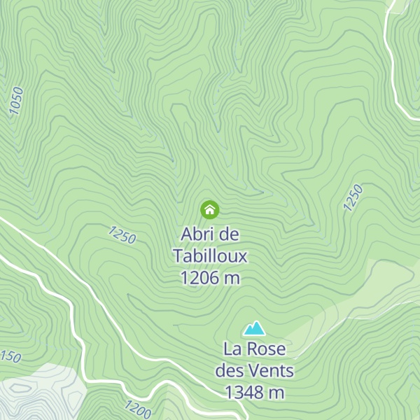 Map of Abri de Tabilloux