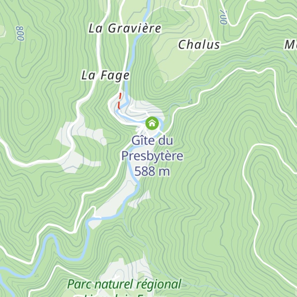 Map of Gîte le Saint Joseph