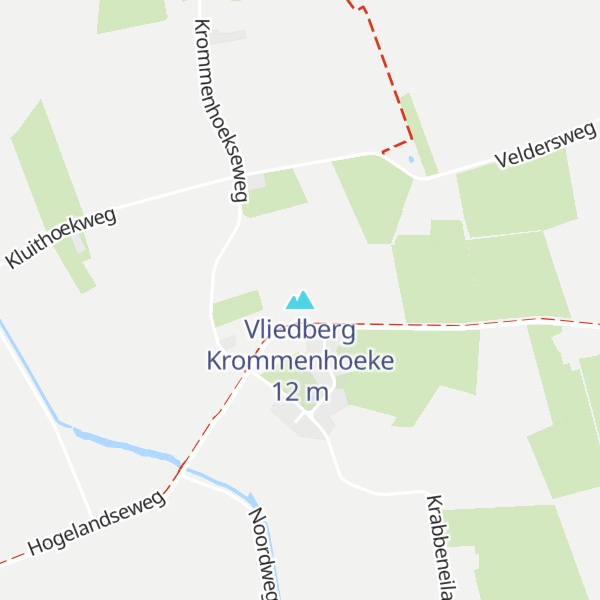 Map of Vliedberg Krommenhoeke