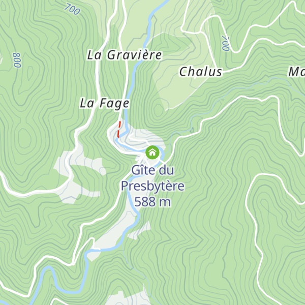 Map of Gîte du Presbytère