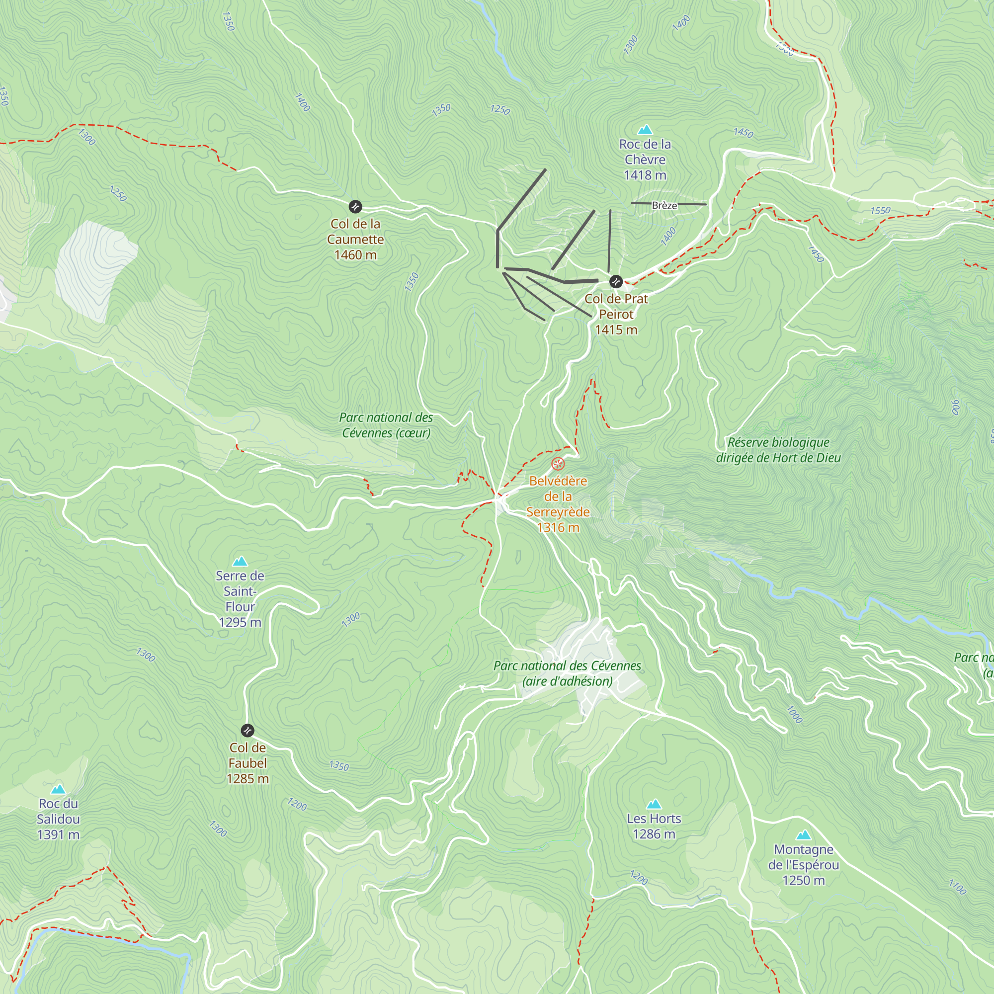 Maison de l’Aigoual map