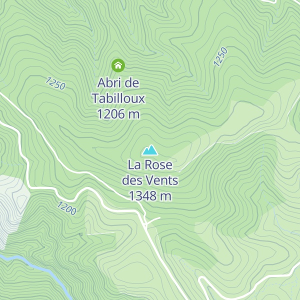 Map of La Rose des Vents