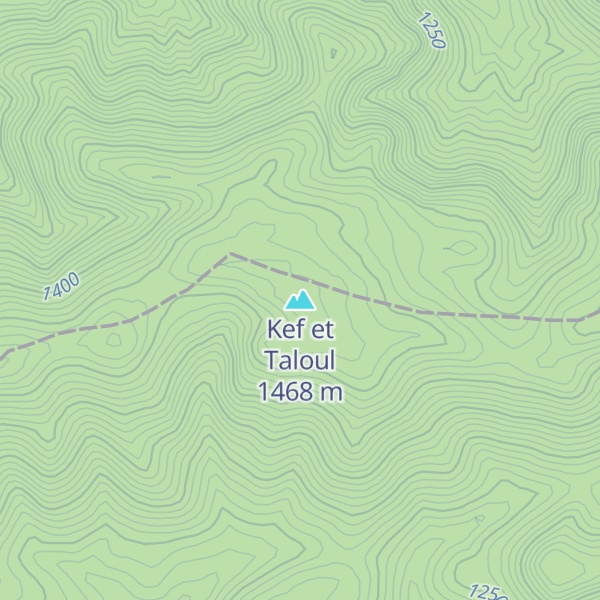 Map of Kef et Taloul
