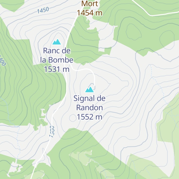 Map of Signal de Randon