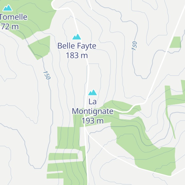 Map of La Montignate